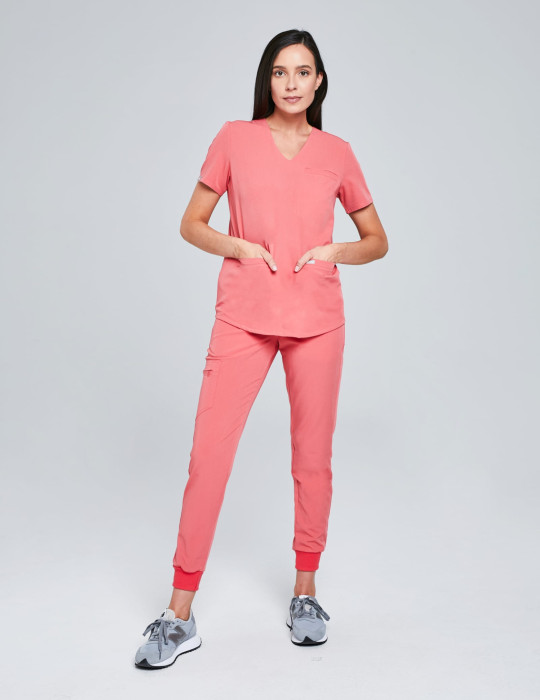 Pantaloni Joggers pentru femei - CANDY CORAL Pantaloni Joggers pentru femei - CANDY CORAL