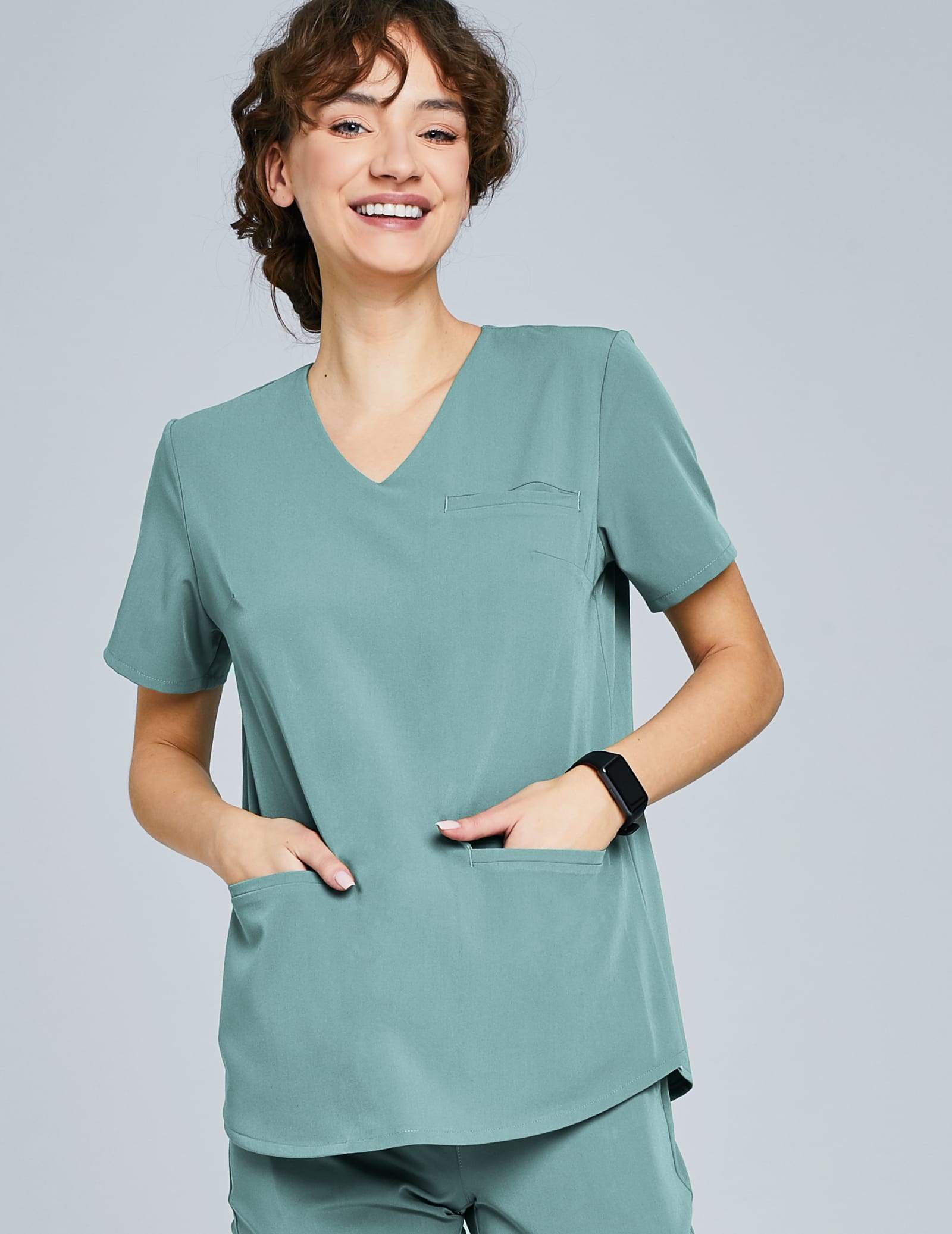 Hanorac medical Grace - VERDE PUTERNIC Hanorac medical Grace - VERDE PUTERNIC