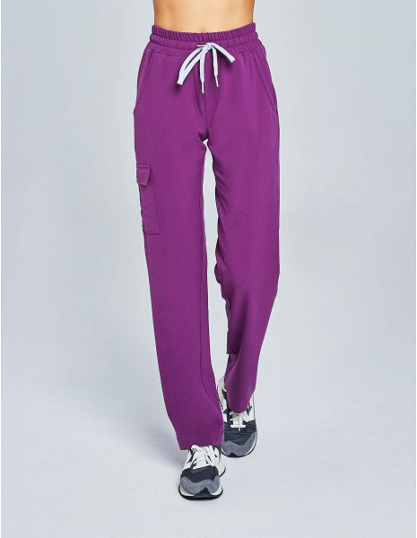 Pantaloni de yoga - PURPURIU GRAPE
