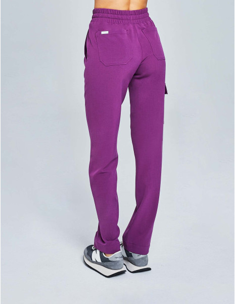 Pantaloni yoga - GRAPE PURPLE