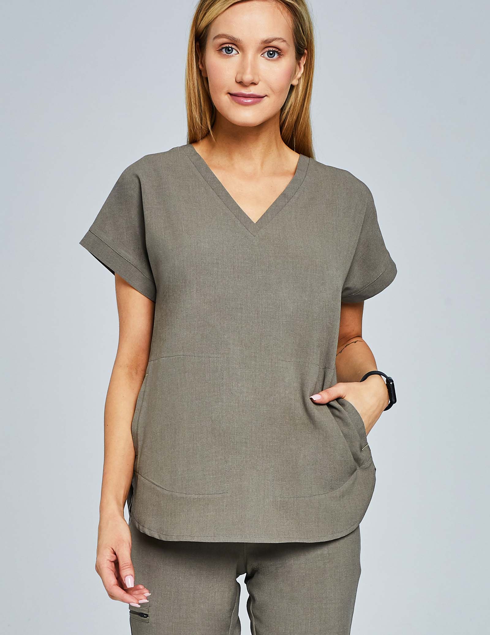 Tricou medical Kendall - DARK SAND