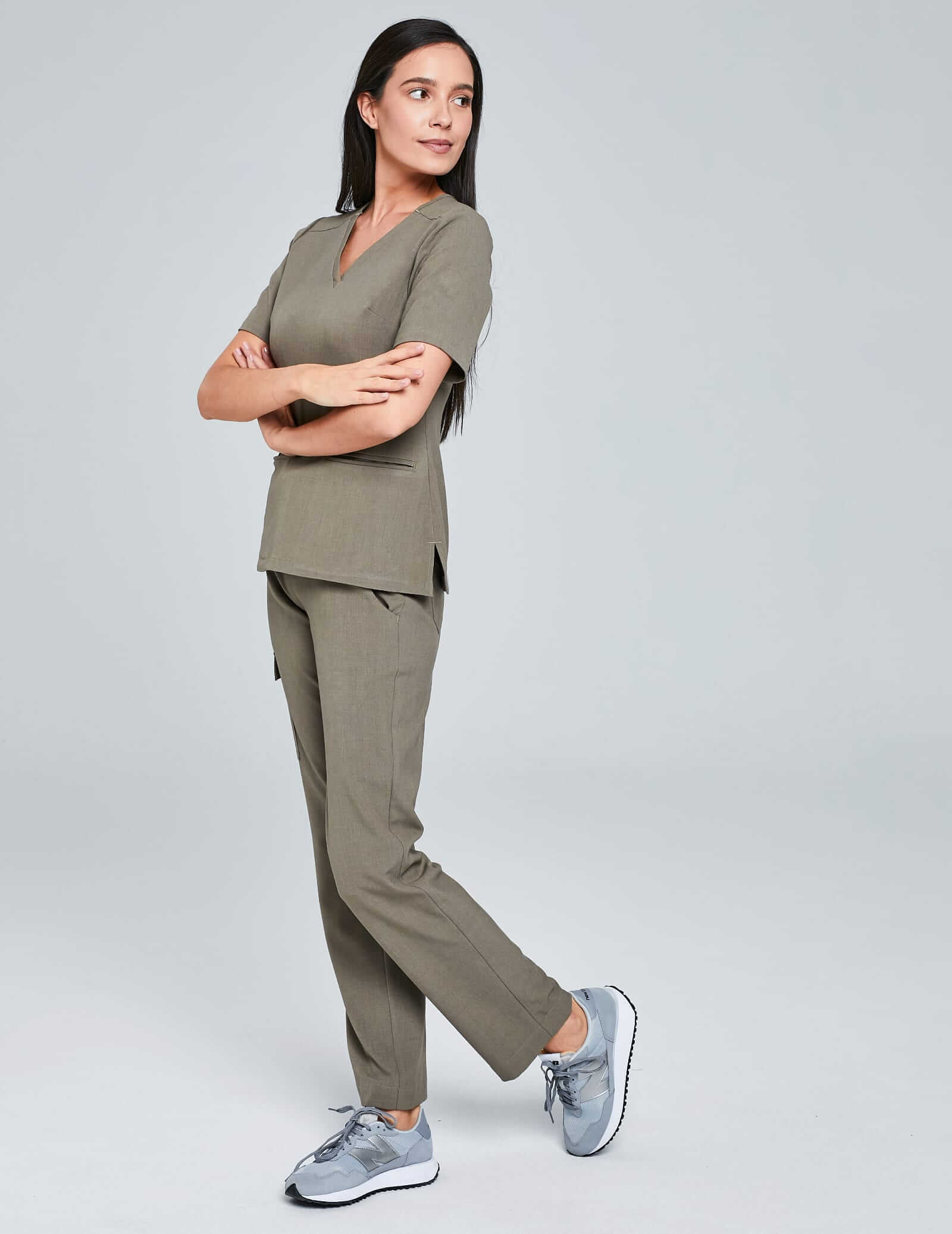 Pantaloni Yoga pentru femei - Dark Sand Pantaloni Yoga pentru femei - Dark Sand