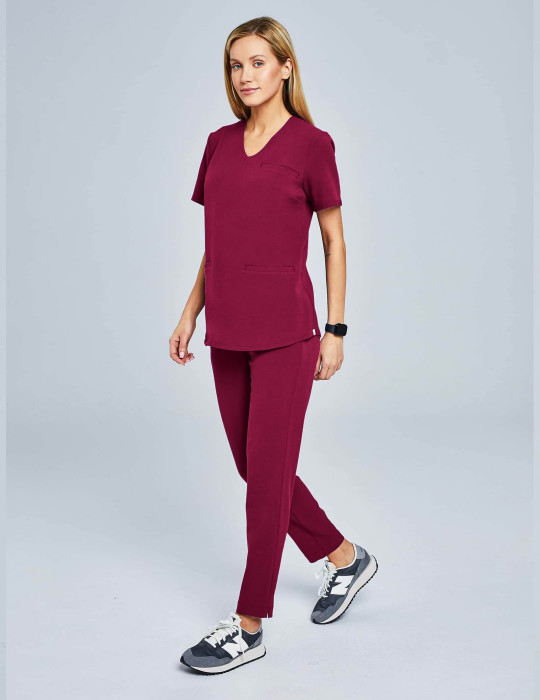 Pantaloni pentru femei Basic - ROMANTIC CHERRY
