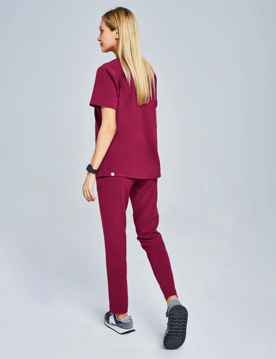 Pantaloni pentru femei Basic - ROMANTIC CHERRY