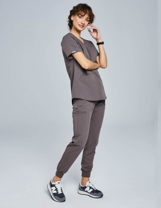 Pantaloni Joggers pentru femei - CHOCOLATE BROWN Pantaloni Joggers pentru femei - CHOCOLATE BROWN