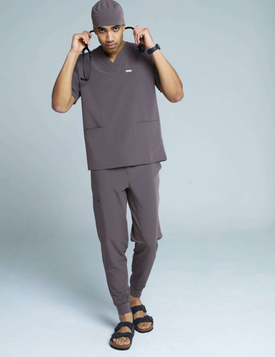 Pantaloni Joggers pentru bărbați - CHOCOLATE BROWN