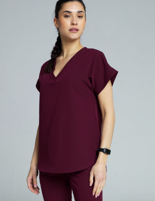 Tricou medical Kendall - BURGUNDY Tricou medical Kendall - BURGUNDY