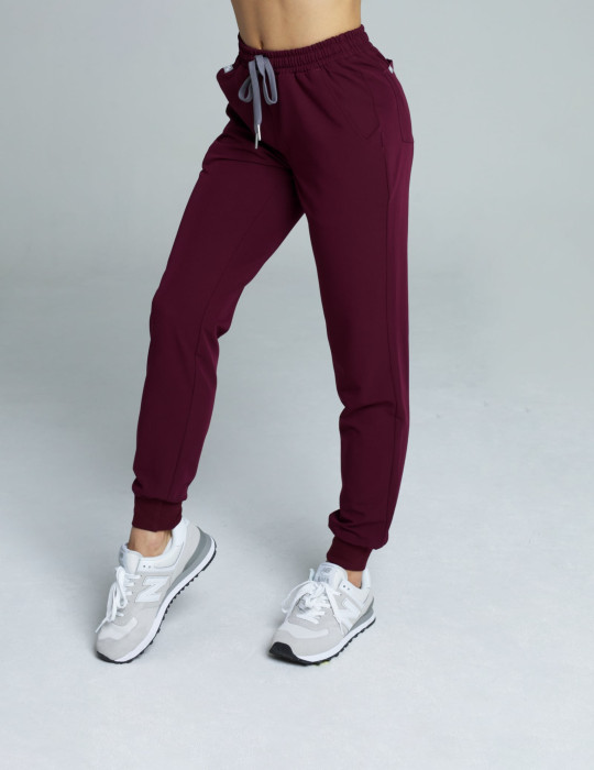 Pantaloni Joggers pentru femei - BURGUNDY Pantaloni Joggers pentru femei - BURGUNDY