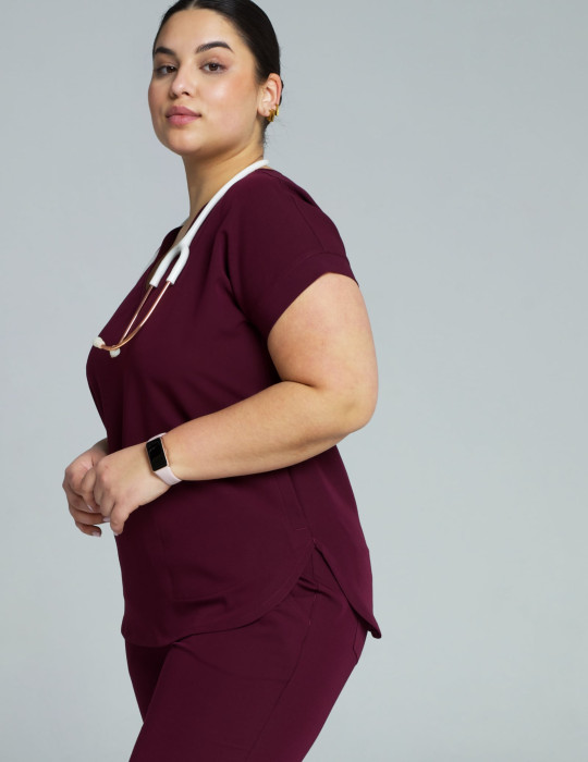Tricou medical Kendall - BURGUNDY Tricou medical Kendall - BURGUNDY