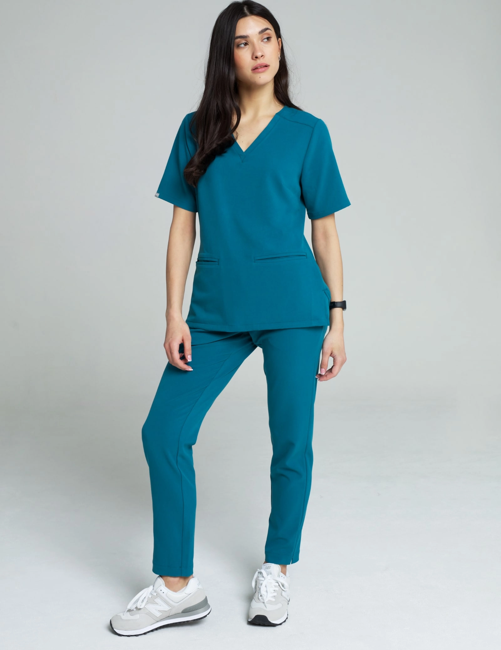 Bluză Medicală Casy- OCEAN BLUE