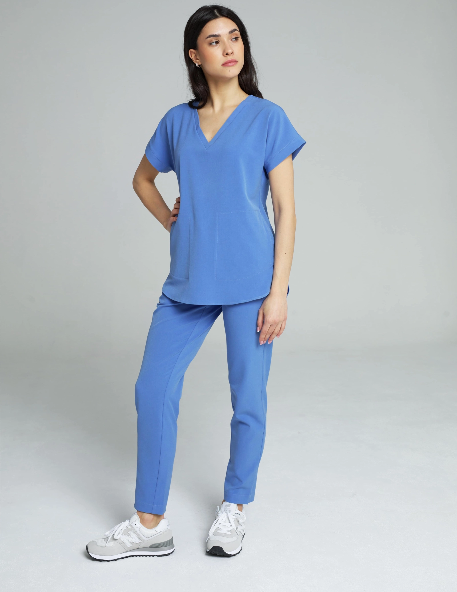 Pantaloni pentru femei Basic - OCEAN BLUE Pantaloni pentru femei Basic - OCEAN BLUE