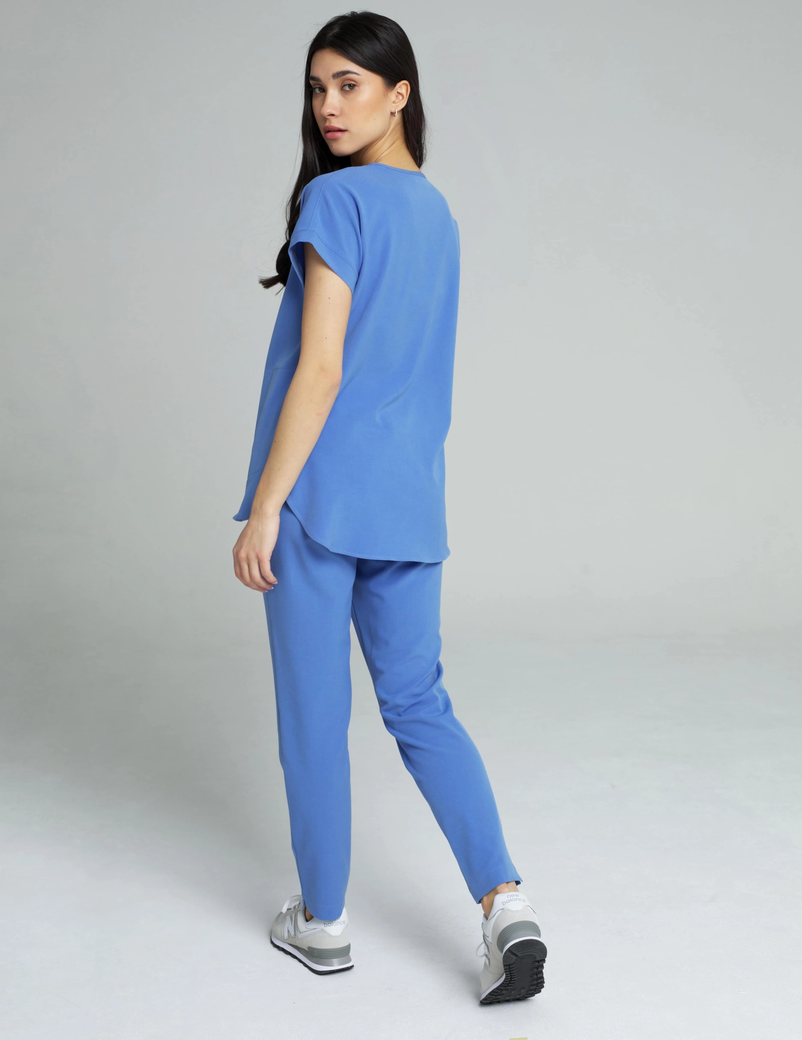 Pantaloni pentru femei Basic - OCEAN BLUE Pantaloni pentru femei Basic - OCEAN BLUE