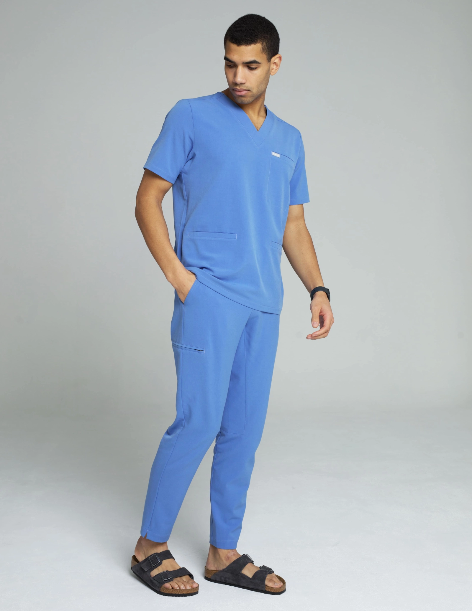 Pantaloni basic pentru bărbați - MARINA BLUE