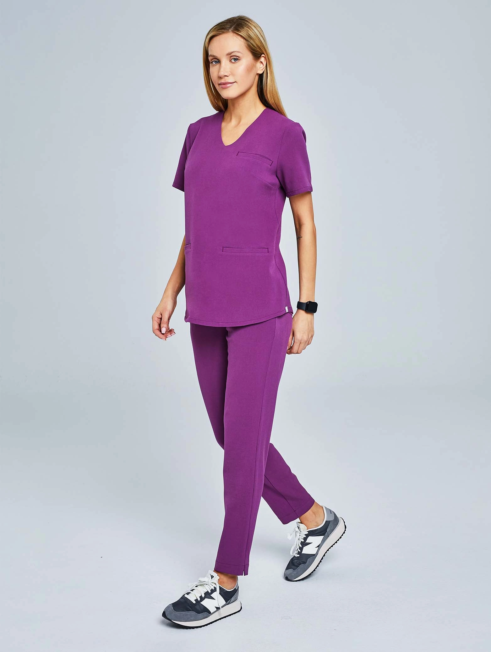 Bluză Medicală Grace - GRAPE PURPLE