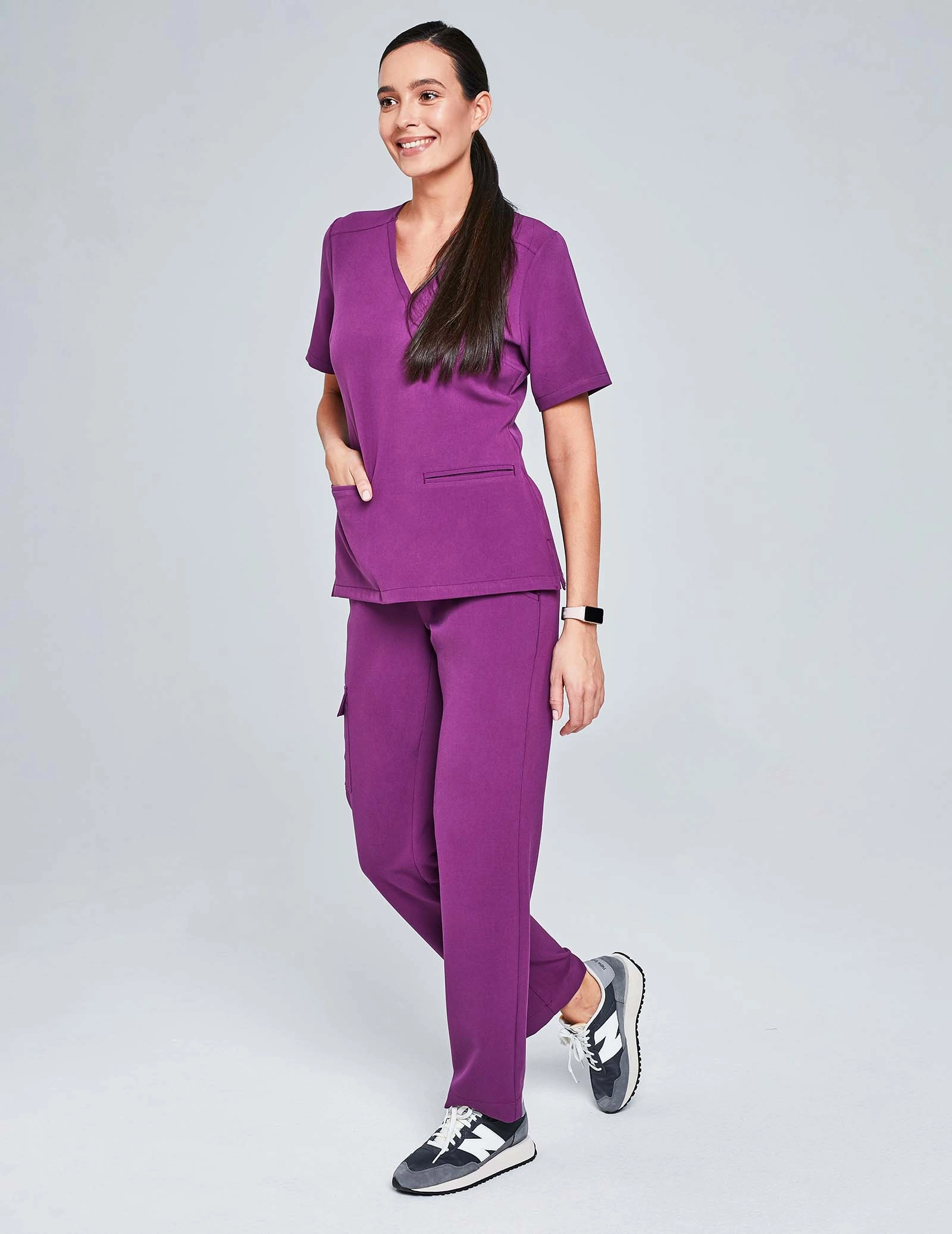 Bluză Medicală Casy - GRAPE PURPLE