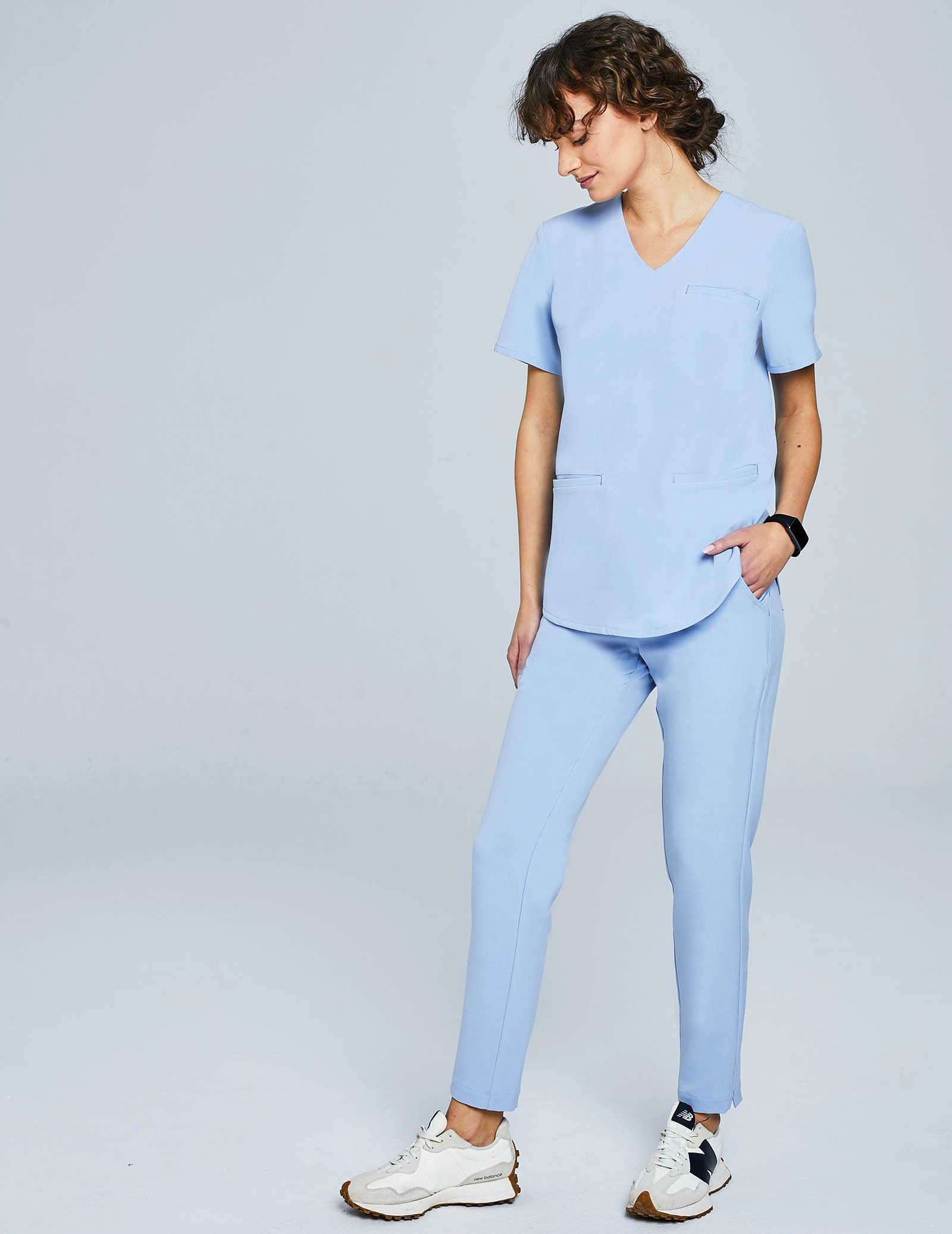 Pantaloni pentru femei Basic - CEIL BLUE Pantaloni pentru femei Basic - CEIL BLUE