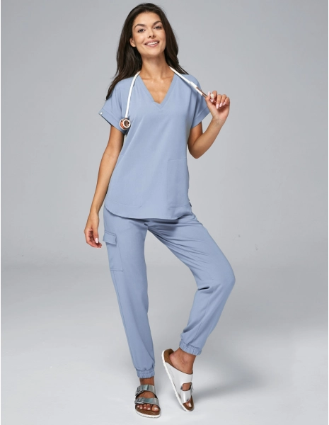 Pantaloni Amelia Joggers - DUSTY GREEN