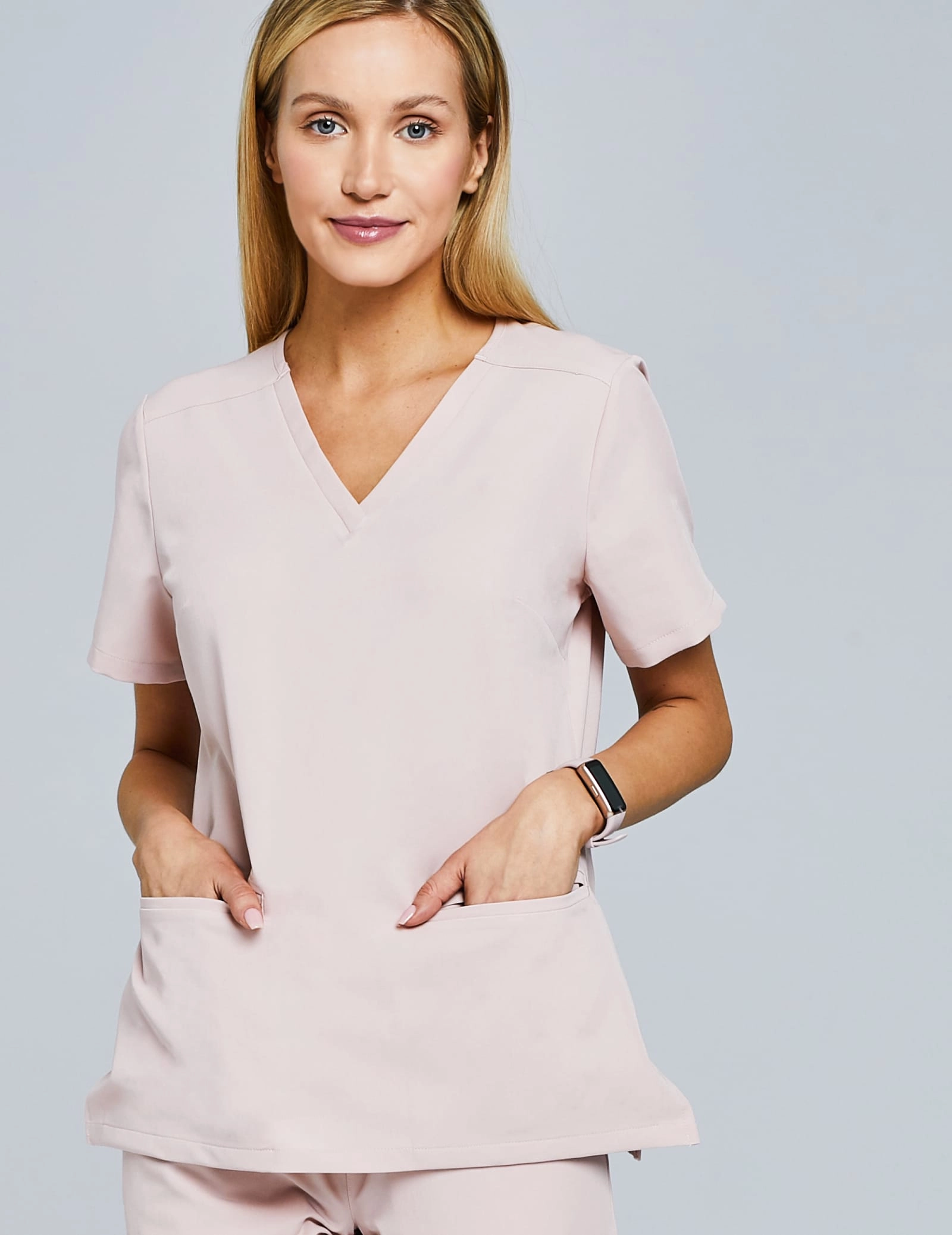 Bluză Medicală Casy- DUSTY ROSE