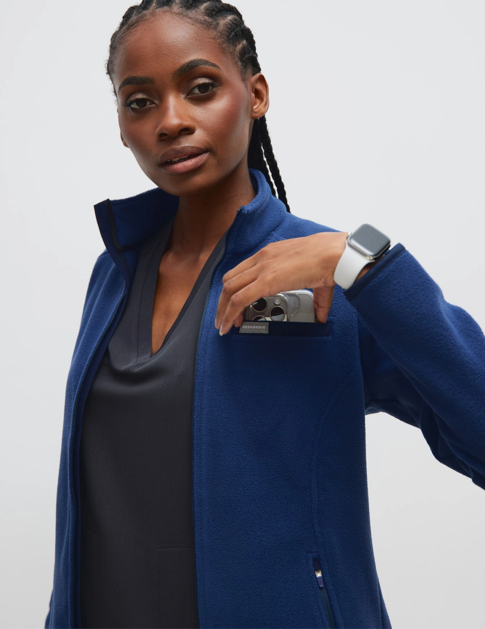 Bluză Fleece Dama COZY HEAT - NAVY