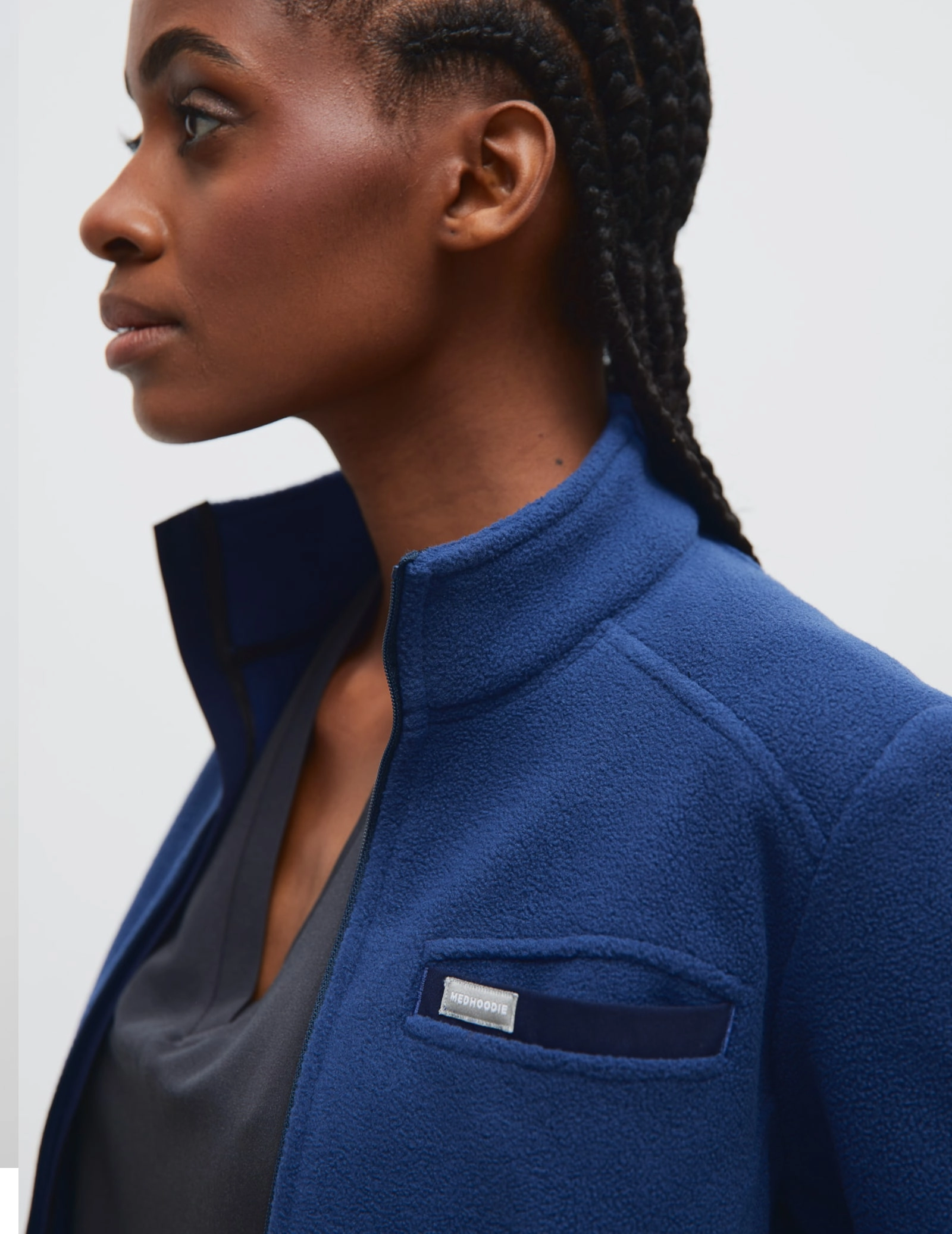 Bluză Fleece Dama COZY HEAT - NAVY