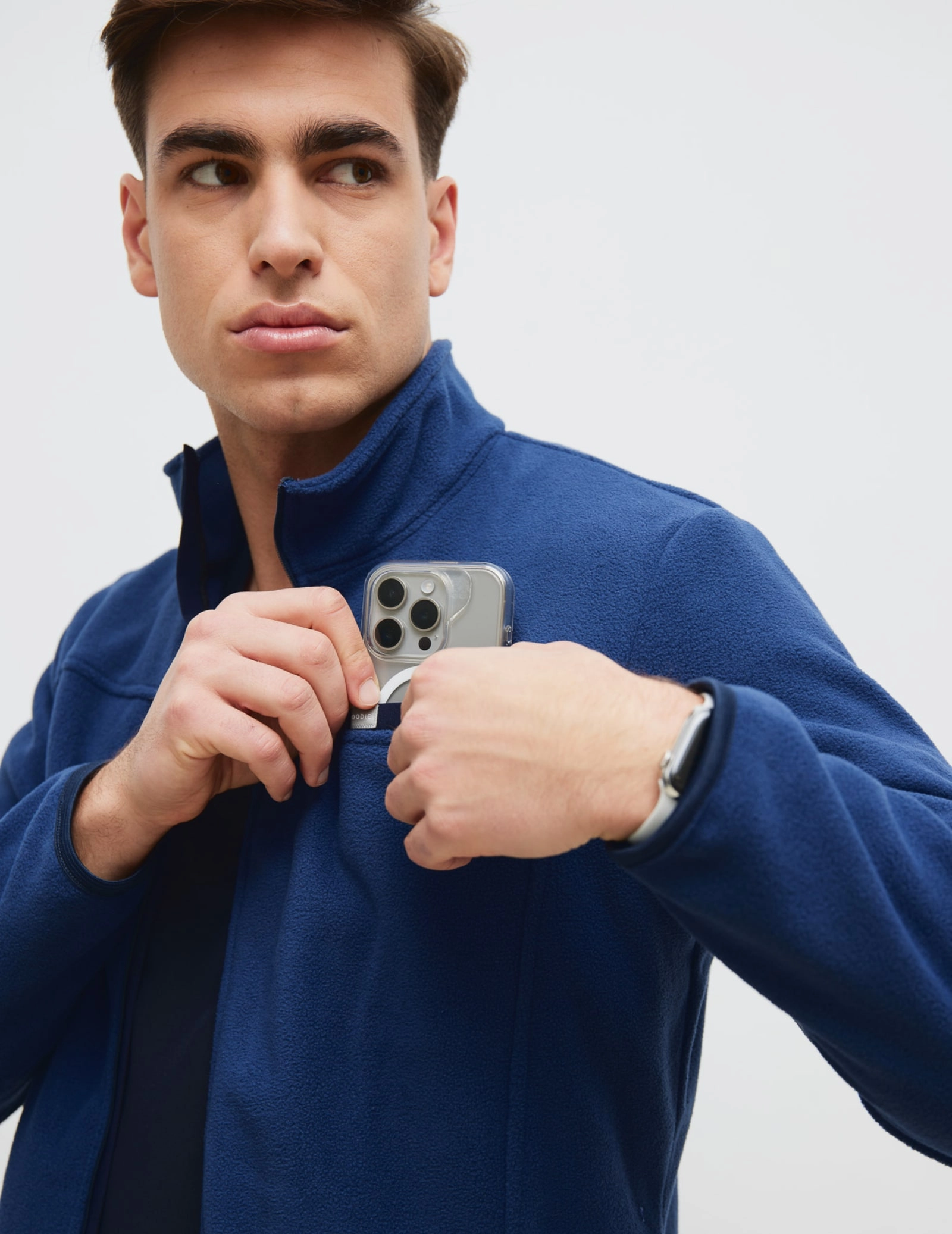 Bluză Fleece Barbati COZY HEAT- NAVY