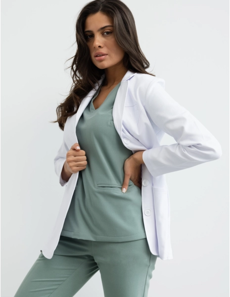 Halat Medical Dama Slim Fit...