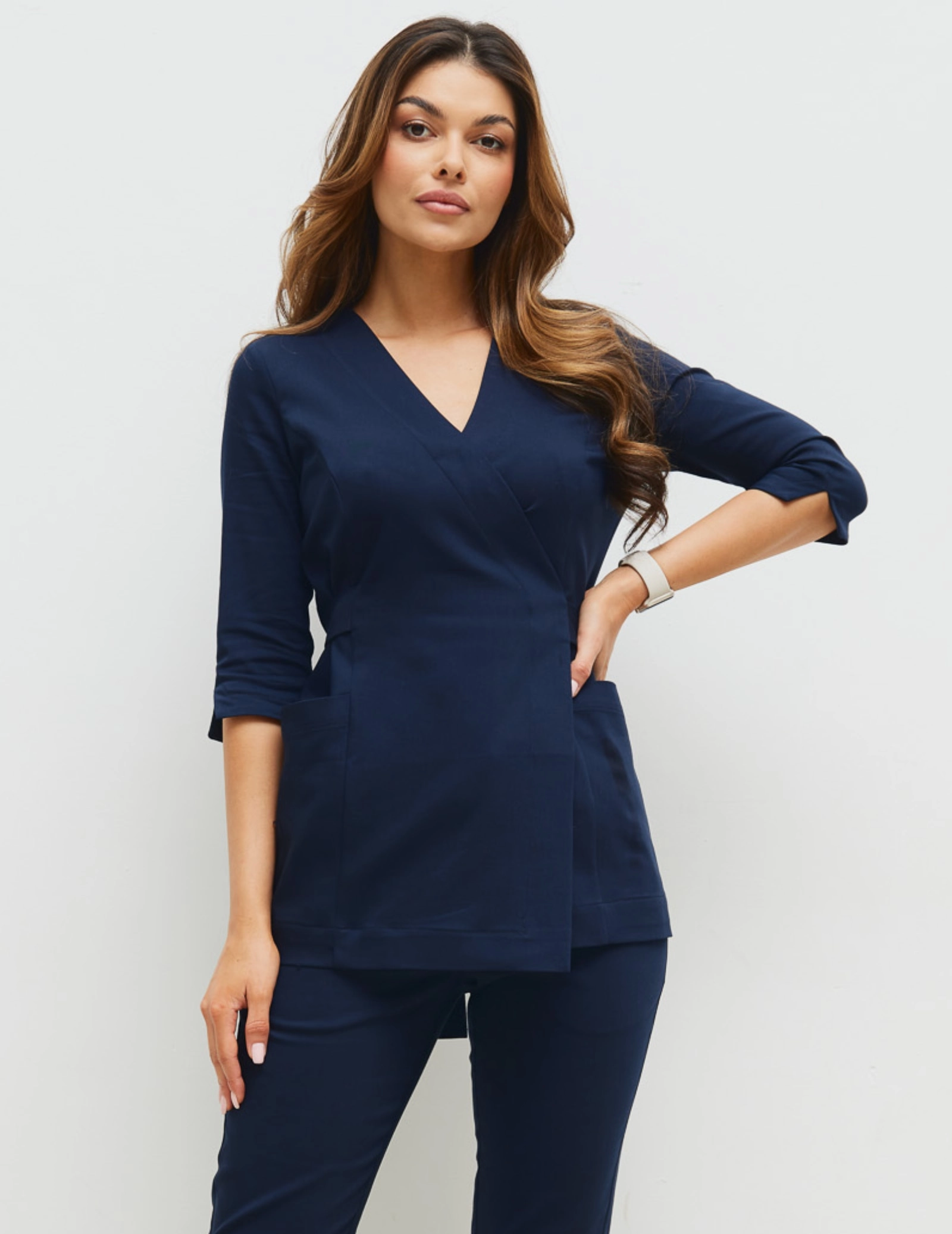 Pantaloni Medicali Dama Slim Fit- NAVY