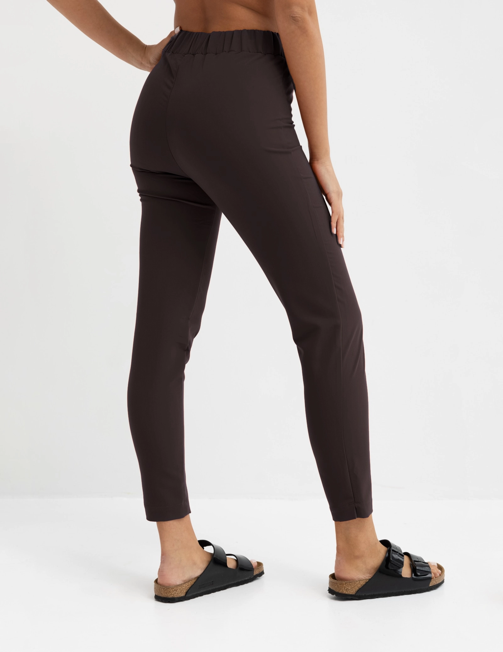 Pantaloni Medicali Dama Slim Fit - ESPRESSO