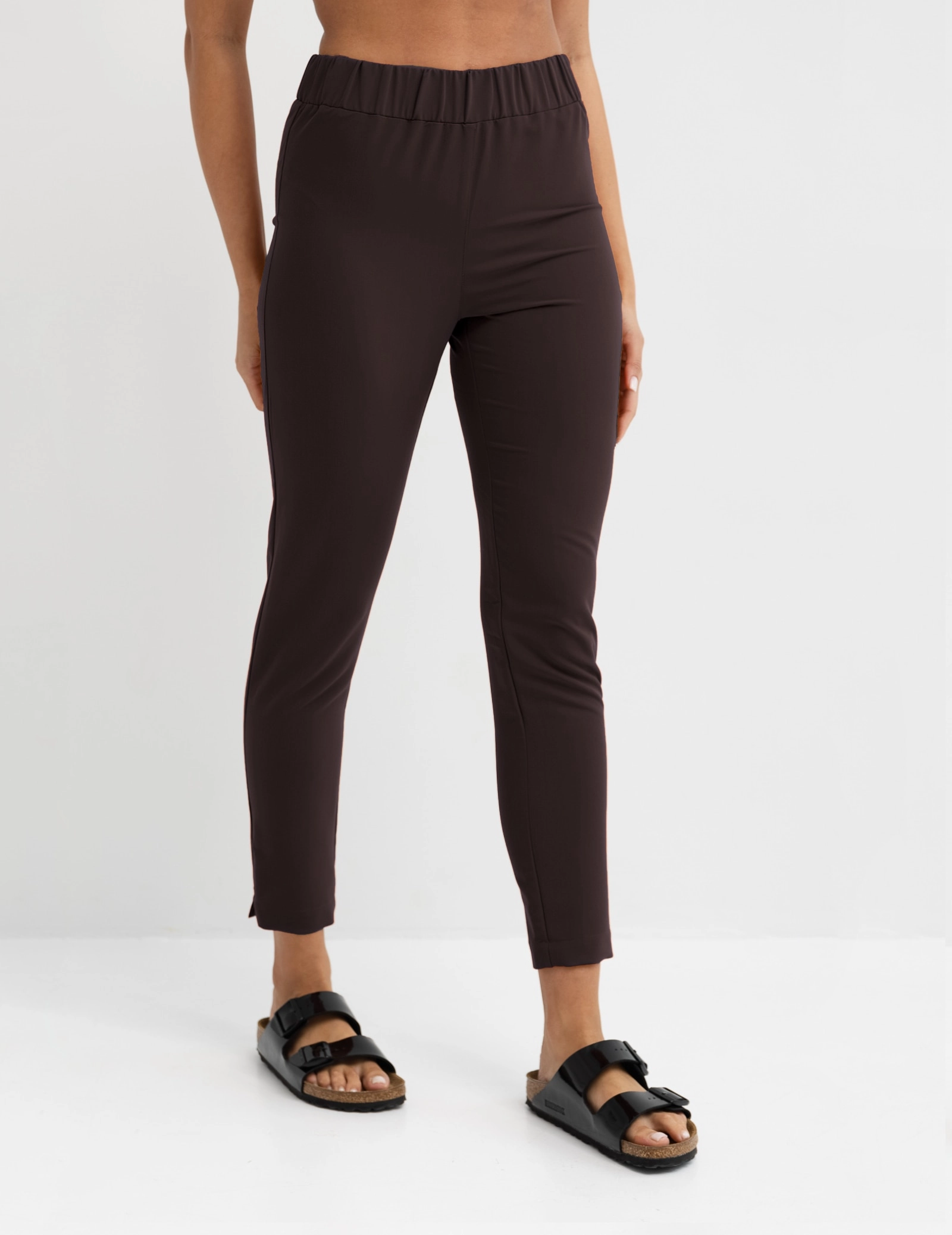 Pantaloni Medicali Dama Slim Fit - ESPRESSO