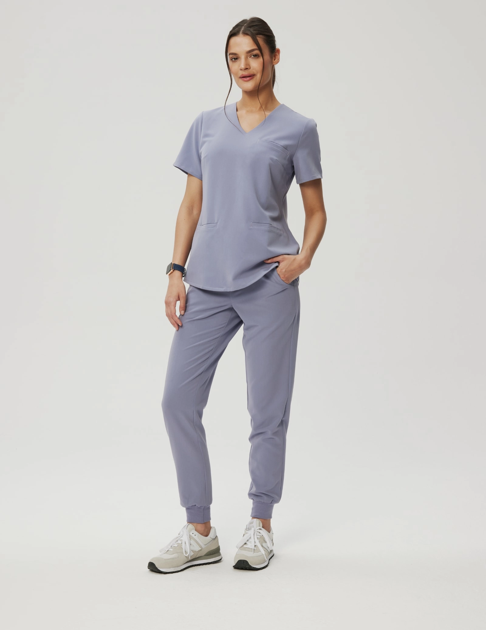 Joggers pentru femei - MILKY LAVENDER