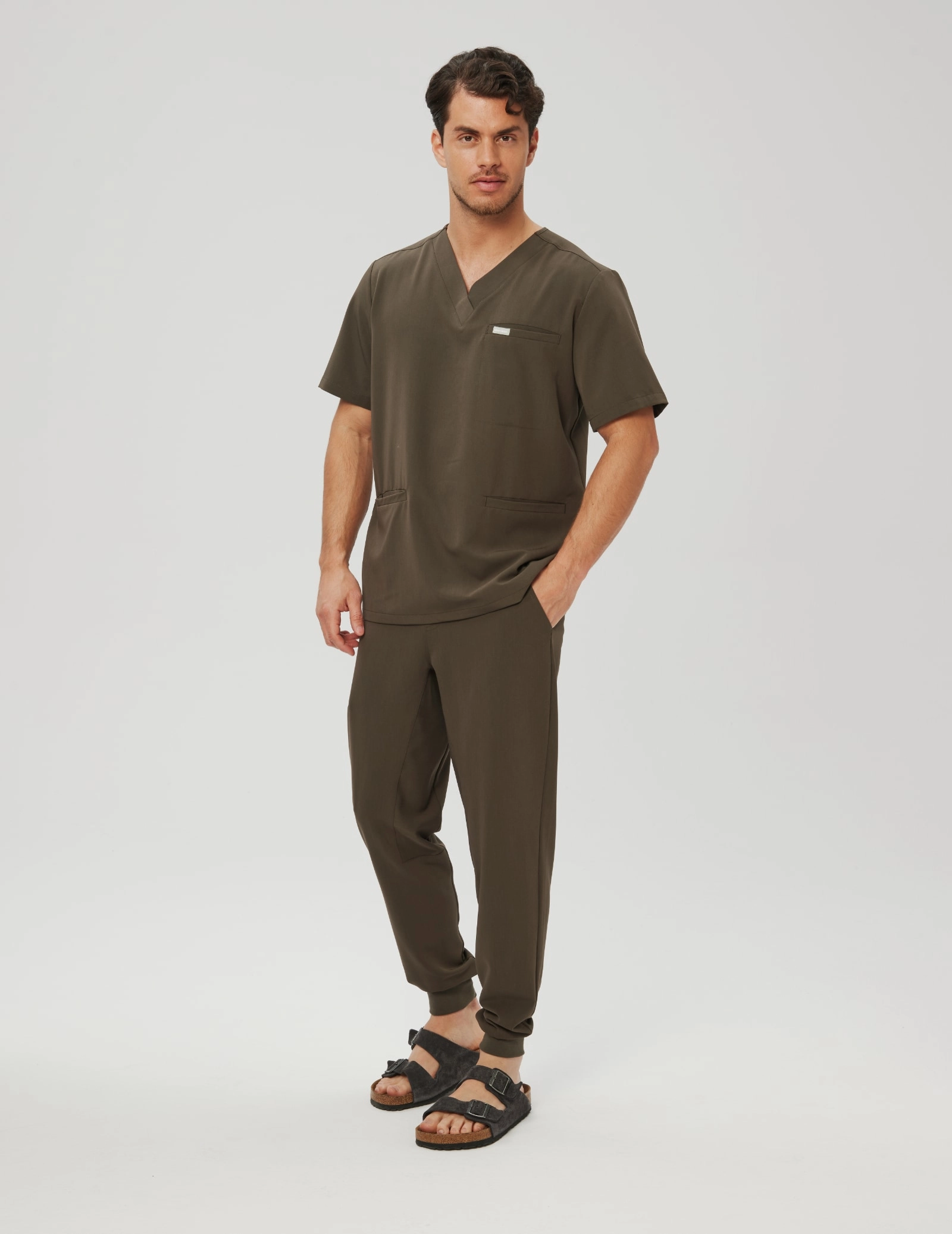 Tricou medical Birbal - OLIVE NIGHT Tricou medical Birbal - OLIVE NIGHT