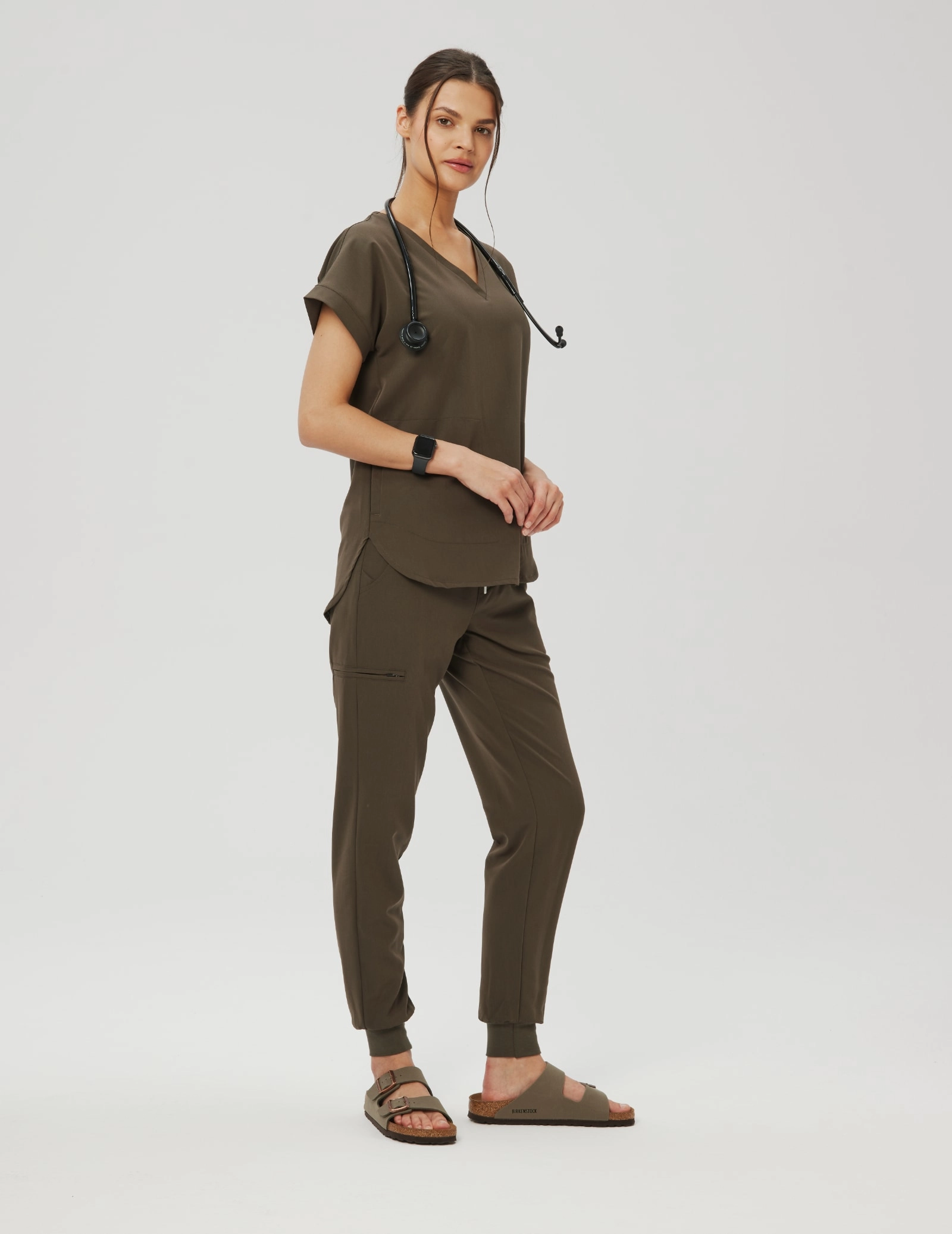 Pantaloni Joggers pentru femei - OLIVE NIGHT Pantaloni Joggers pentru femei - OLIVE NIGHT