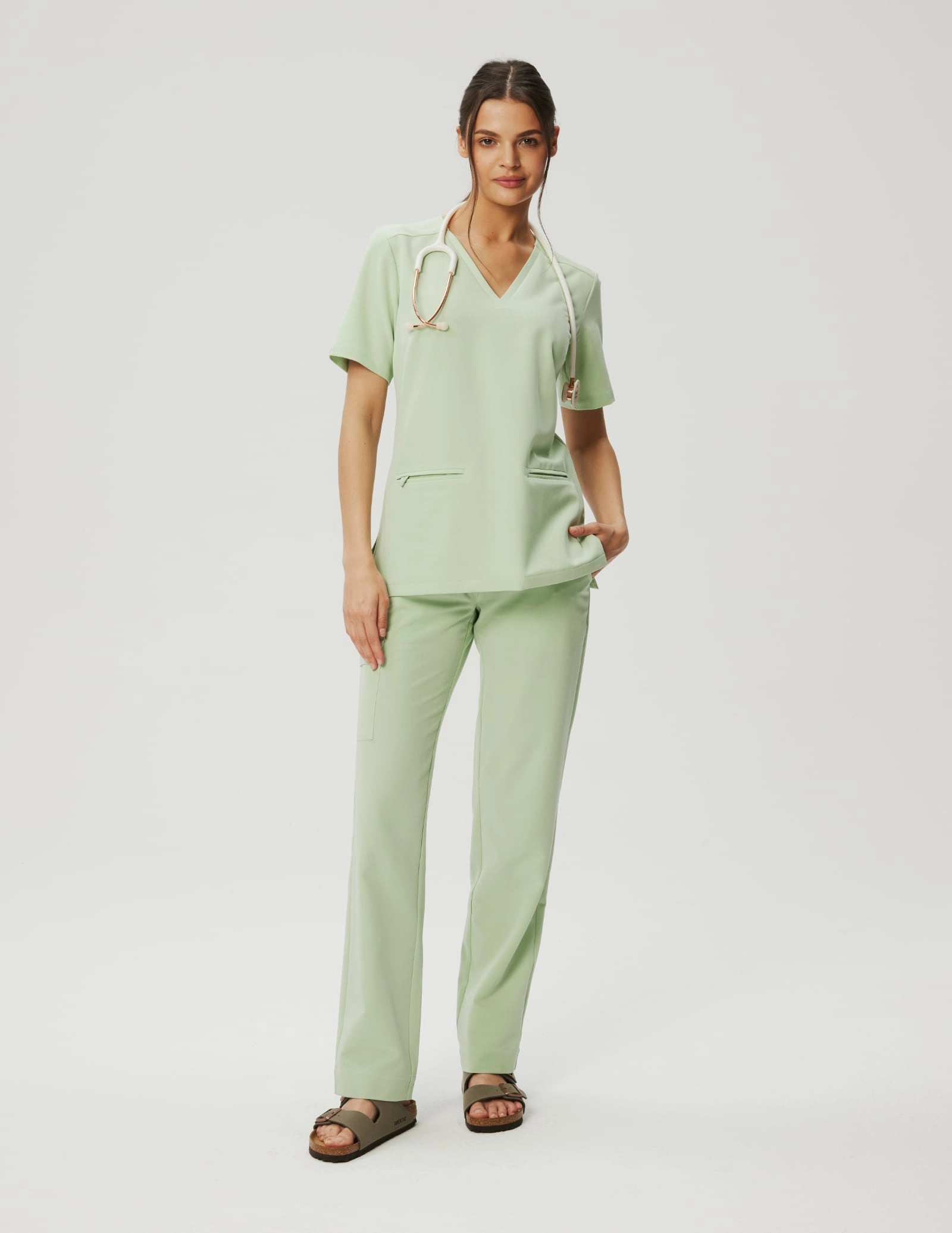 Pantaloni yoga - MATCHA LATTE Pantaloni yoga - MATCHA LATTE