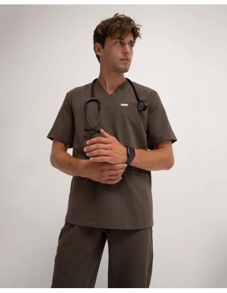 Tricou medical Birbal - OLIVE NIGHT