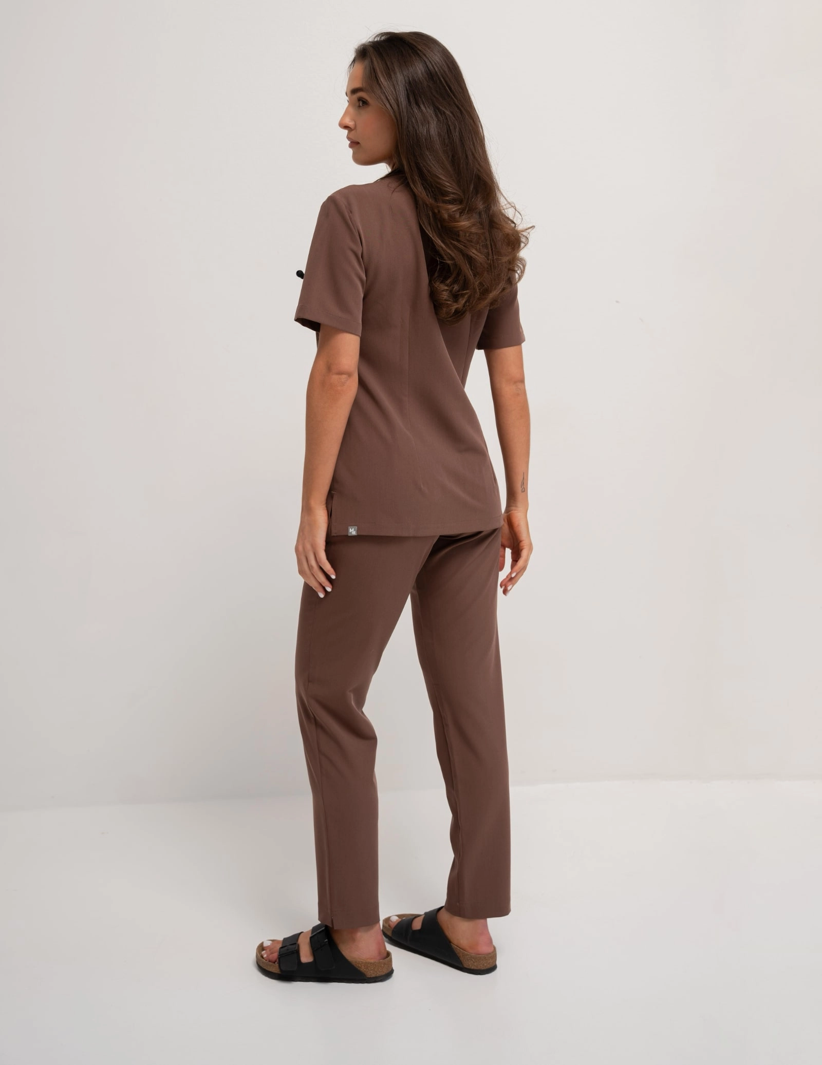 Bluză Medicală Casy - MILKY BROWN
