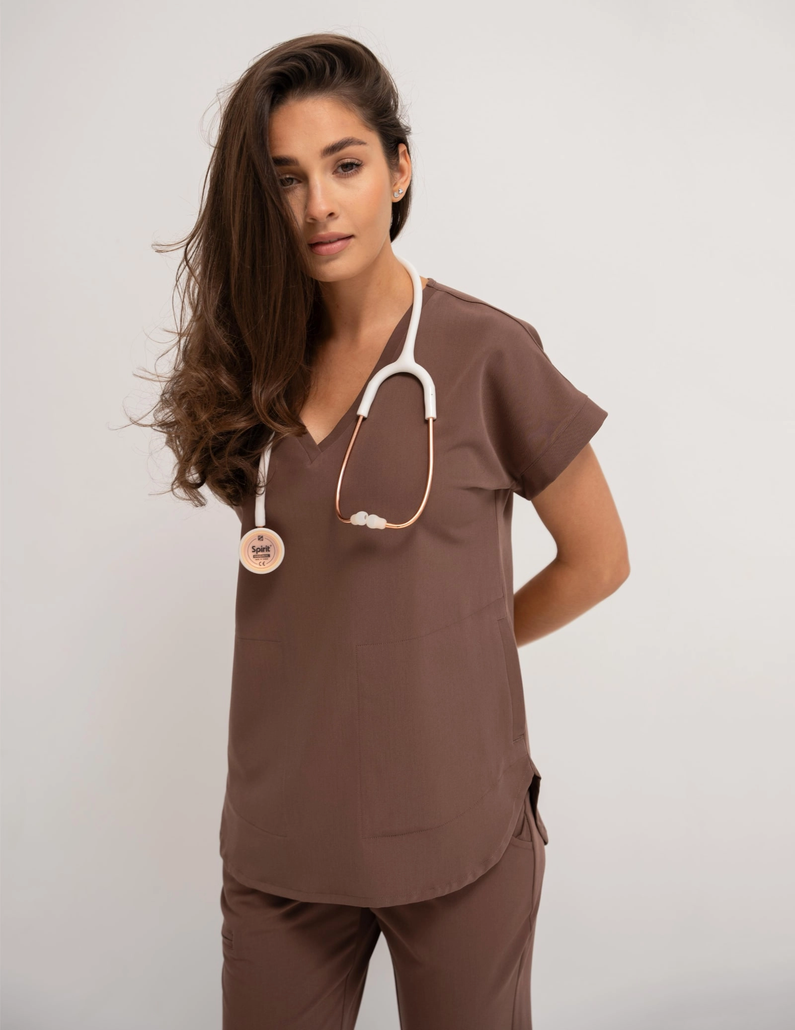 Bluza medicală Kendall - MILKY BROWN Bluza medicală Kendall - MILKY BROWN