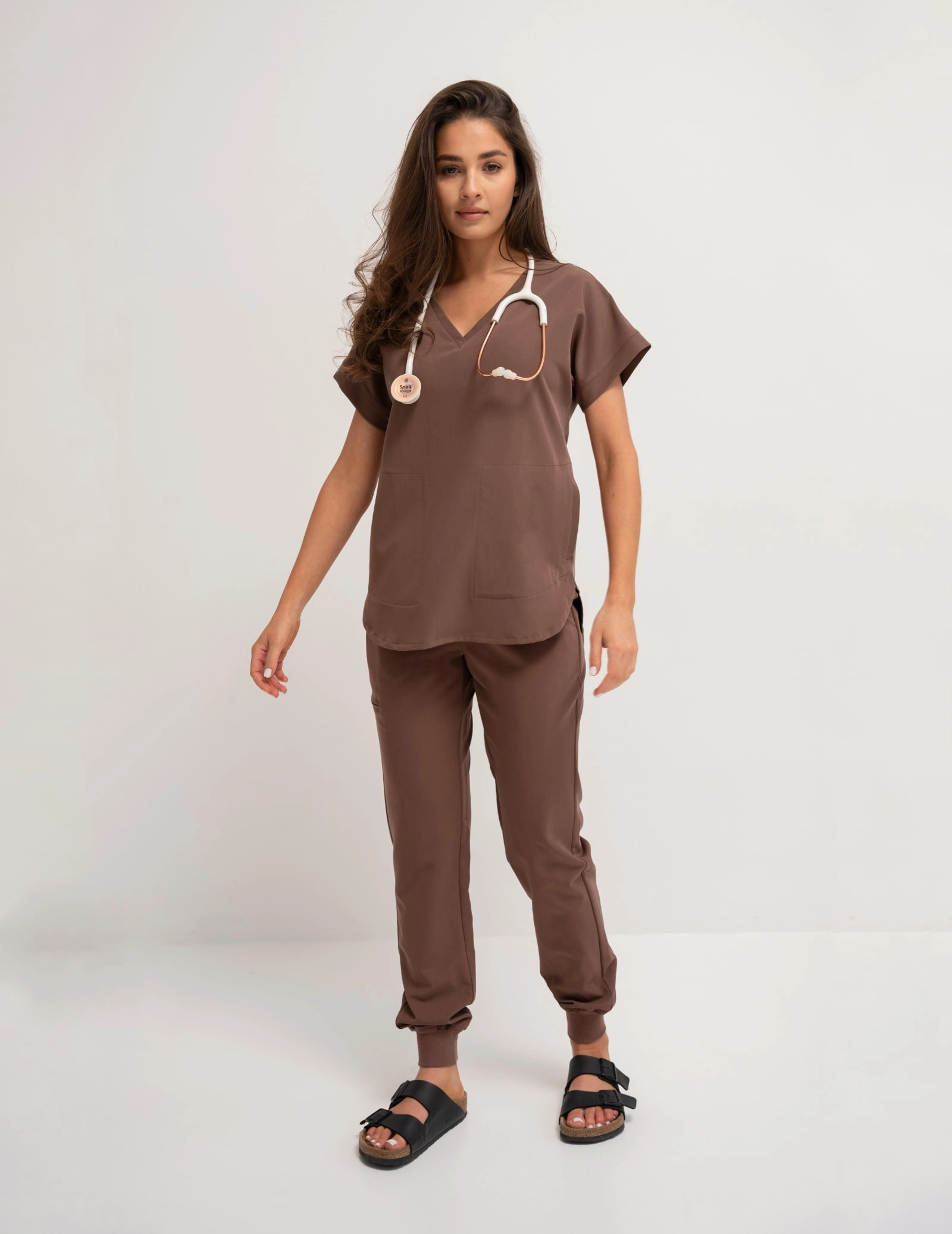 Bluza medicală Kendall - MILKY BROWN Bluza medicală Kendall - MILKY BROWN