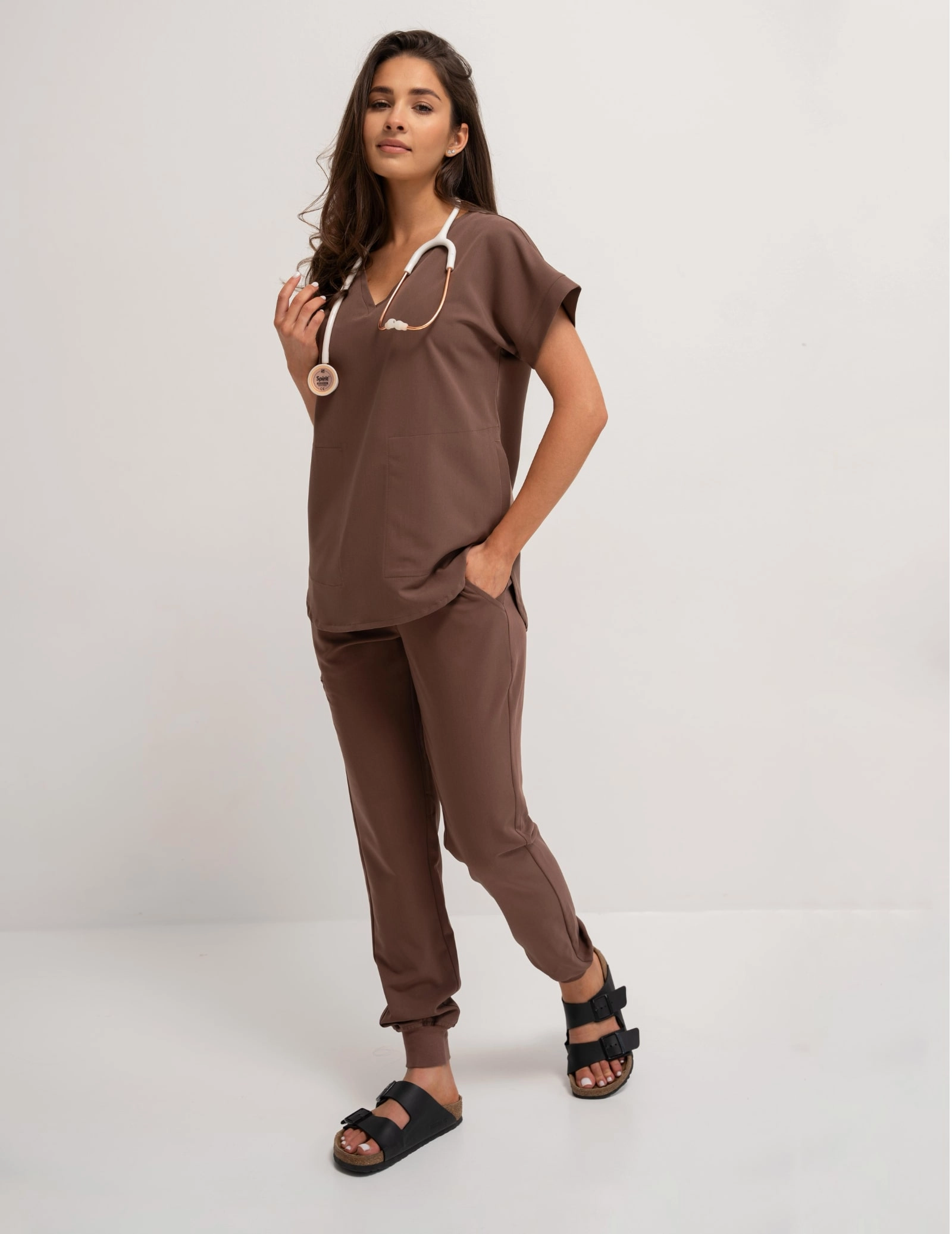 Joggers pentru femei - MILKY BROWN Joggers pentru femei - MILKY BROWN