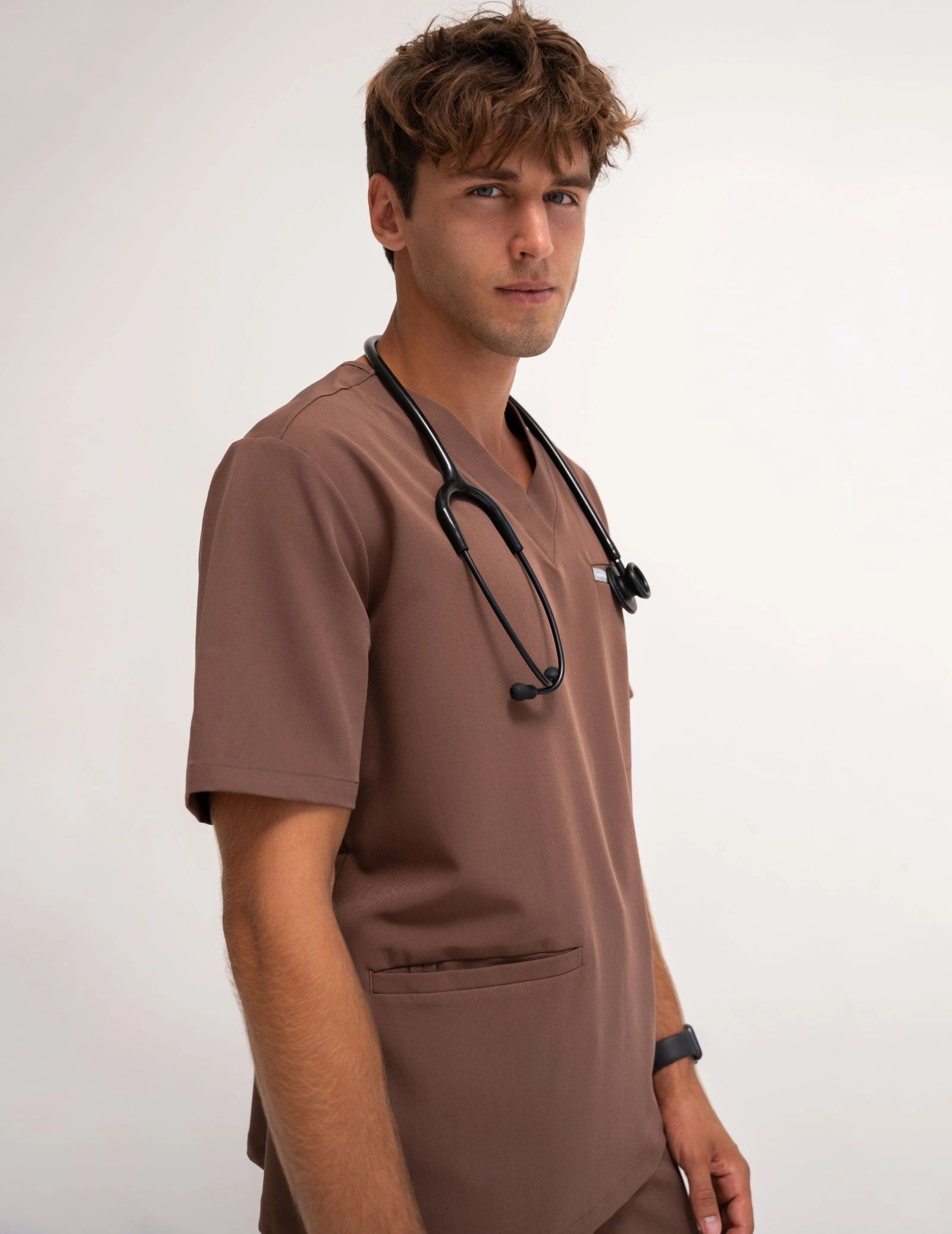 Bluză medicală Birbal - MILKY BROWN