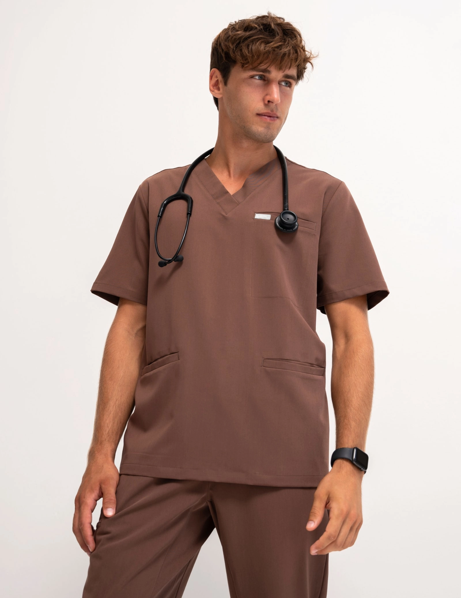 Bluză medicală Birbal - MILKY BROWN