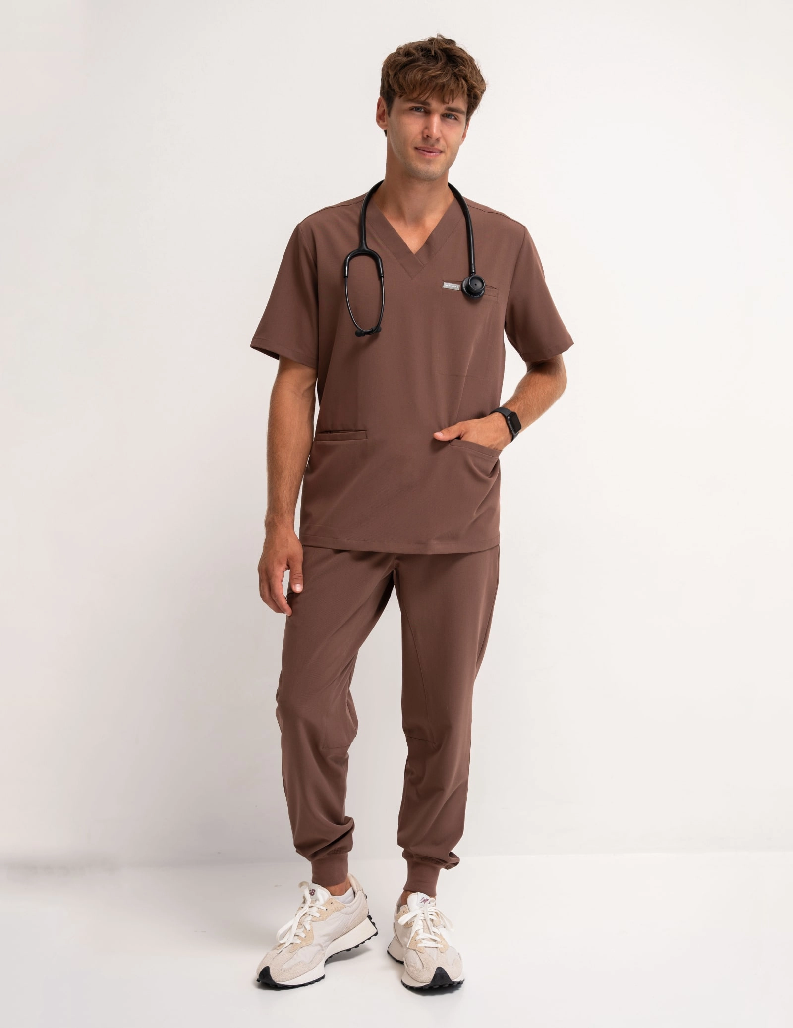 Bluză medicală Birbal - MILKY BROWN