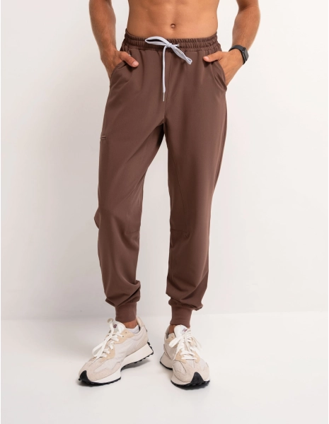 Joggers pentru bărbați - MILKY BROWN