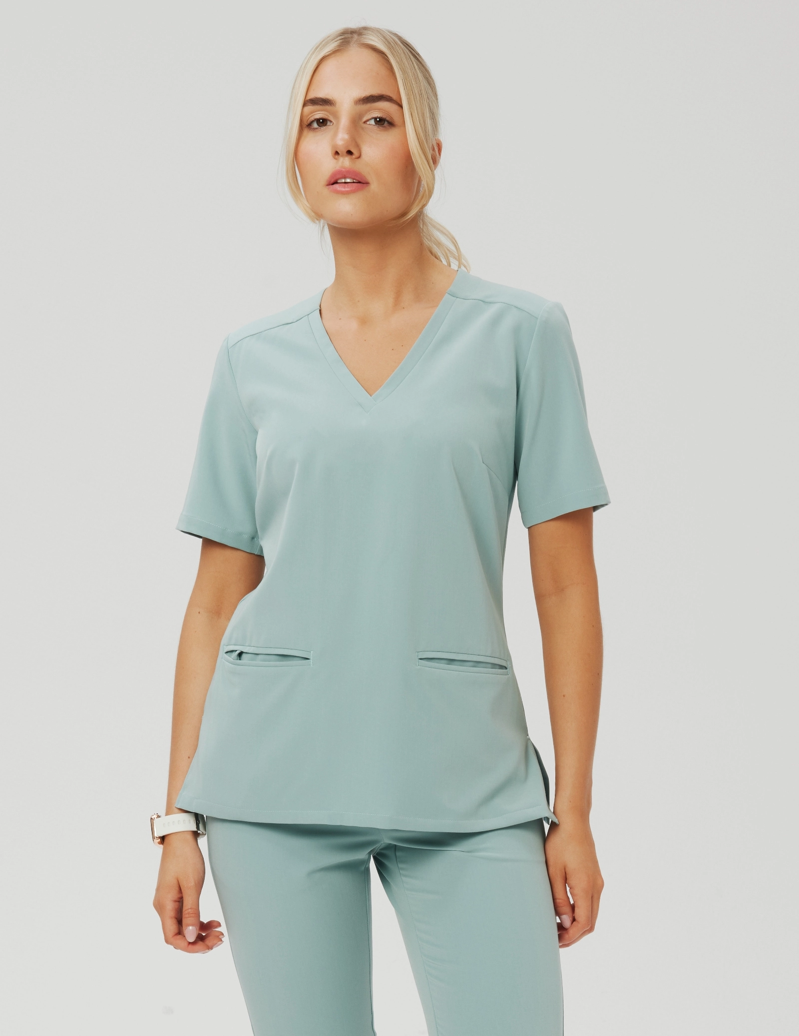 Bluză Medicală Casy- ICE BLUE
