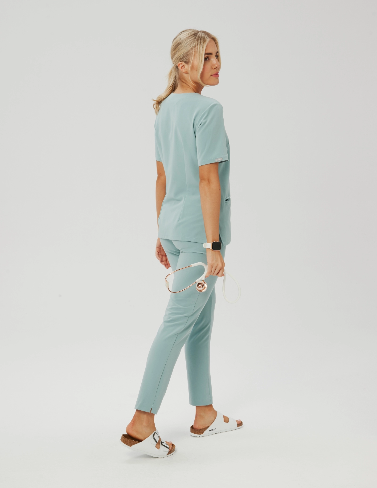 Bluză Medicală Casy- ICE BLUE