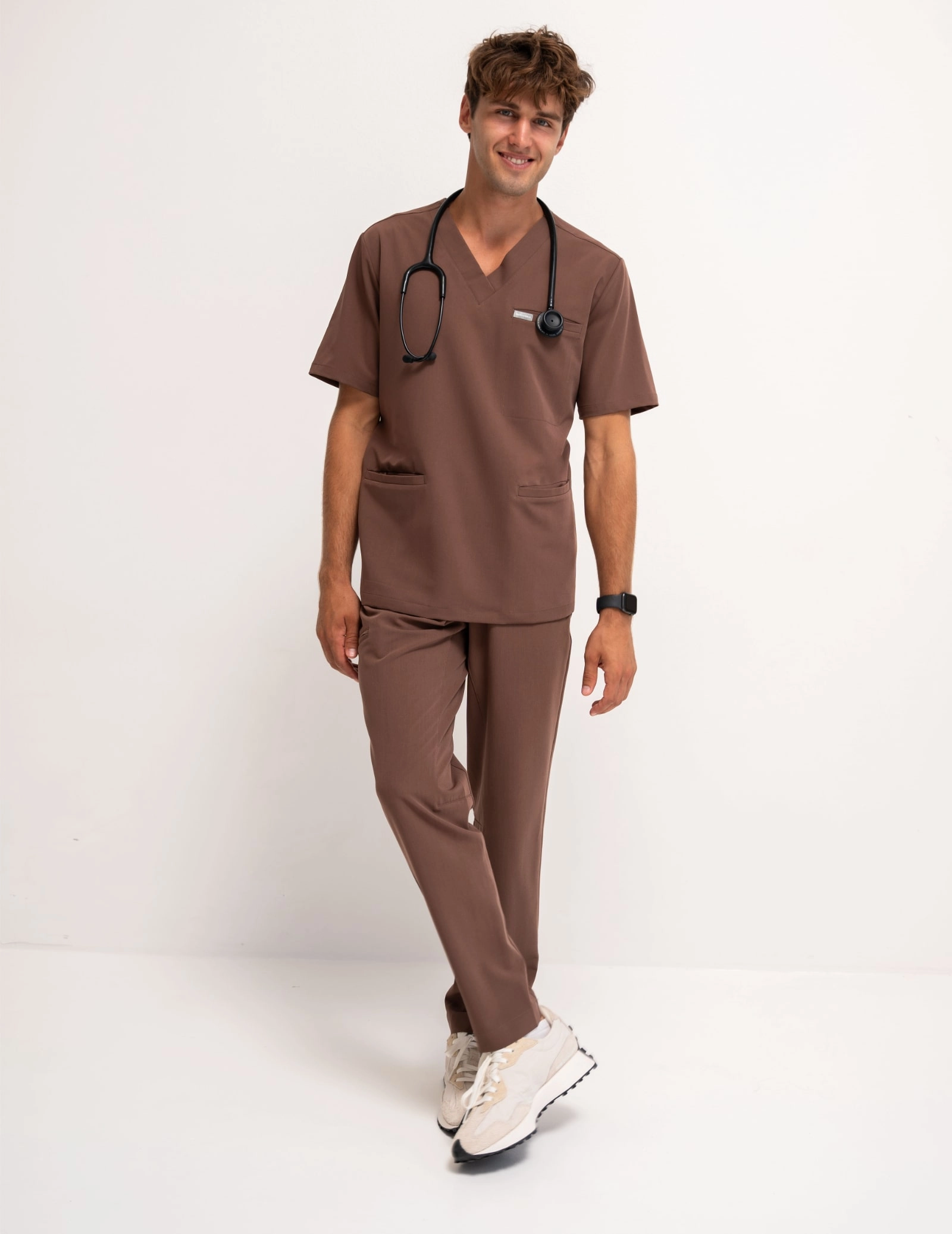 Pantaloni Basic pentru bărbați - MILKY BROWN Pantaloni Basic pentru bărbați - MILKY BROWN