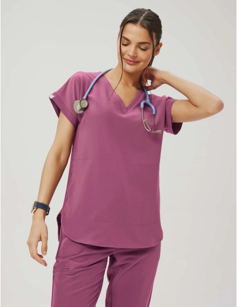 Tricou medical Kendall - BURGUNDY