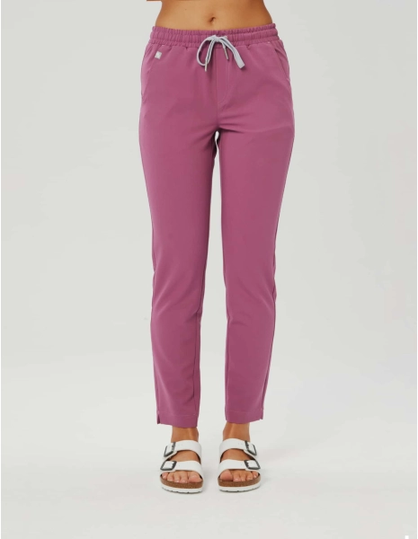 Pantaloni pentru femei Basic - BURGUNDY