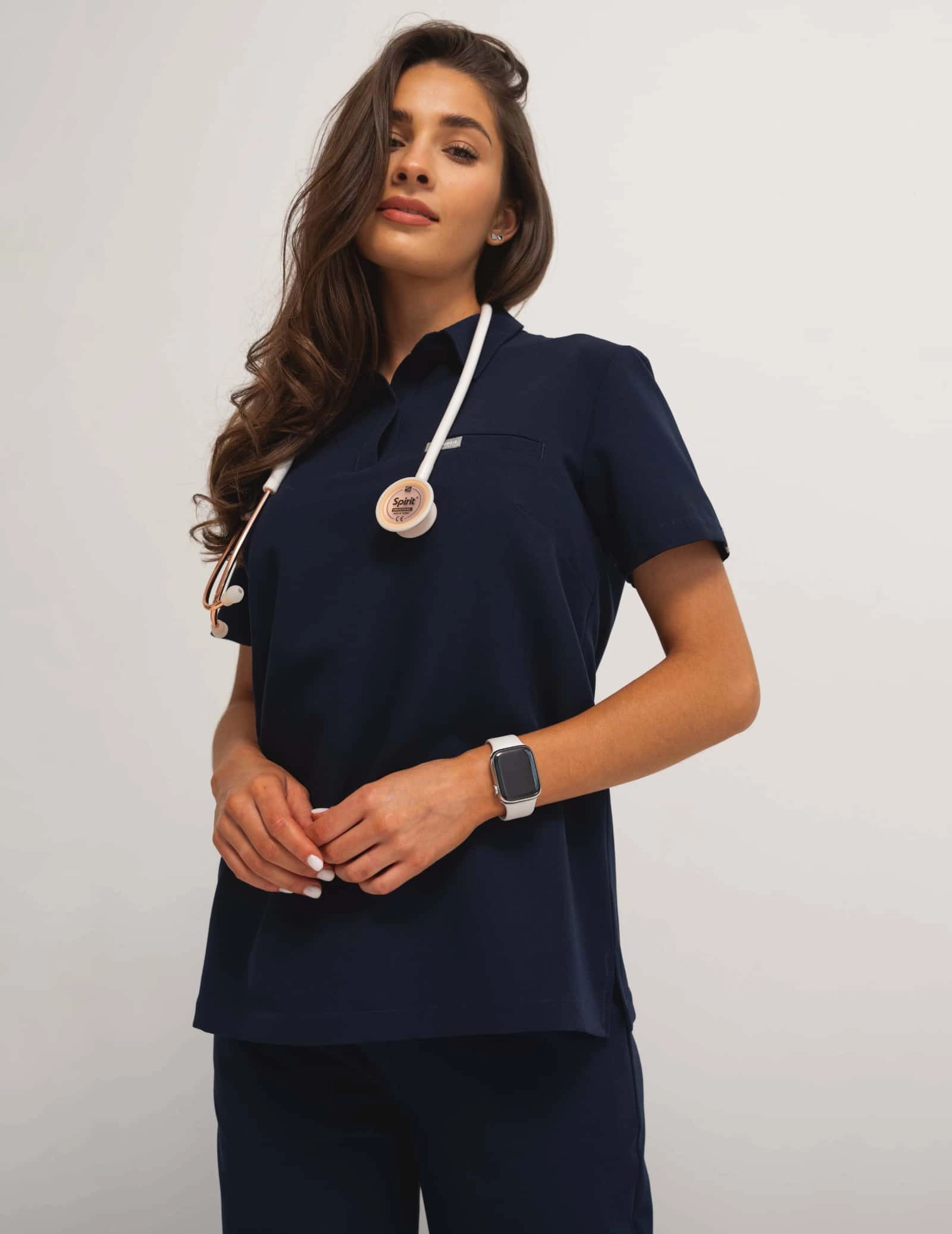 Bluză Medicală Polo - DARK NAVY
