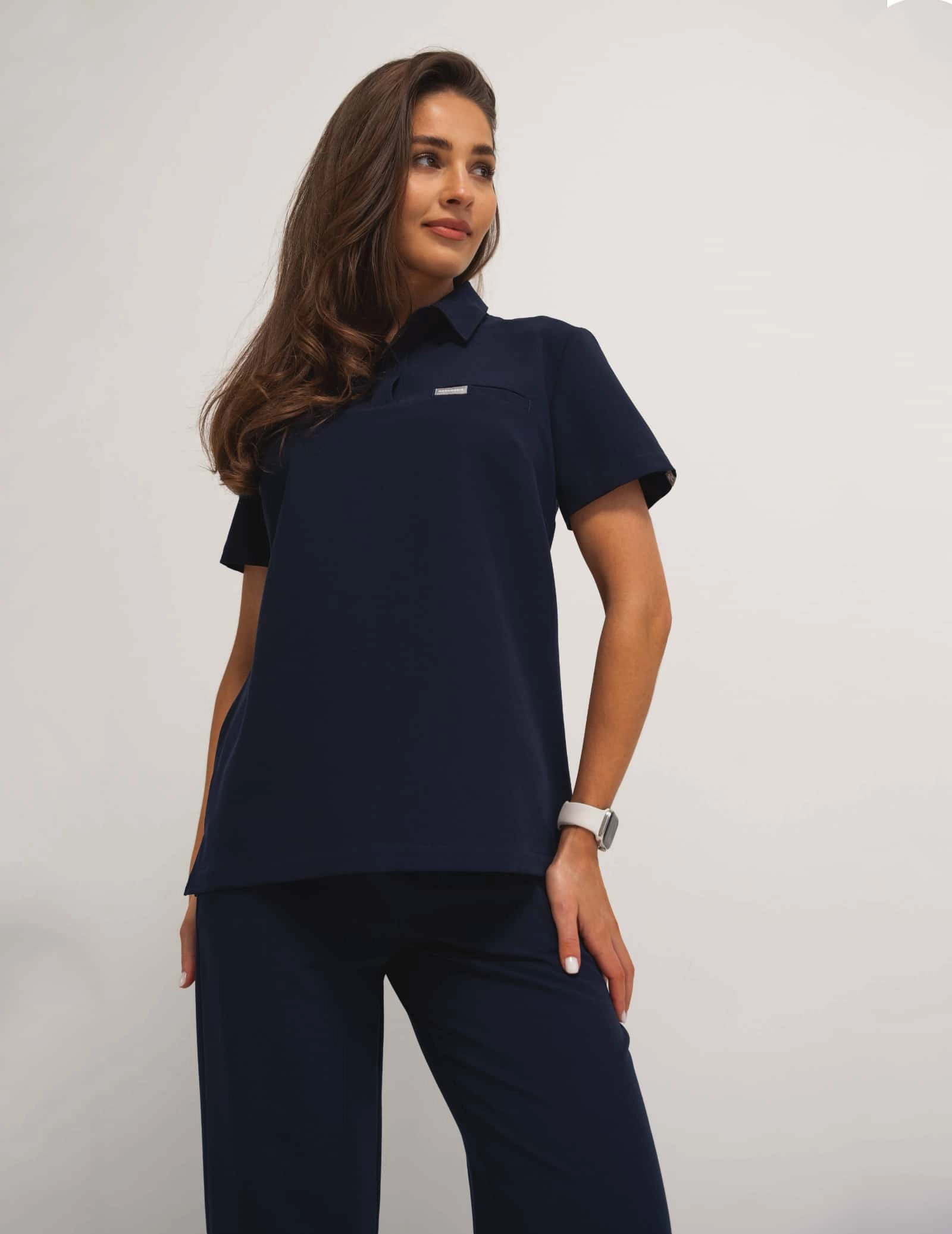 Bluză Medicală Polo - DARK NAVY