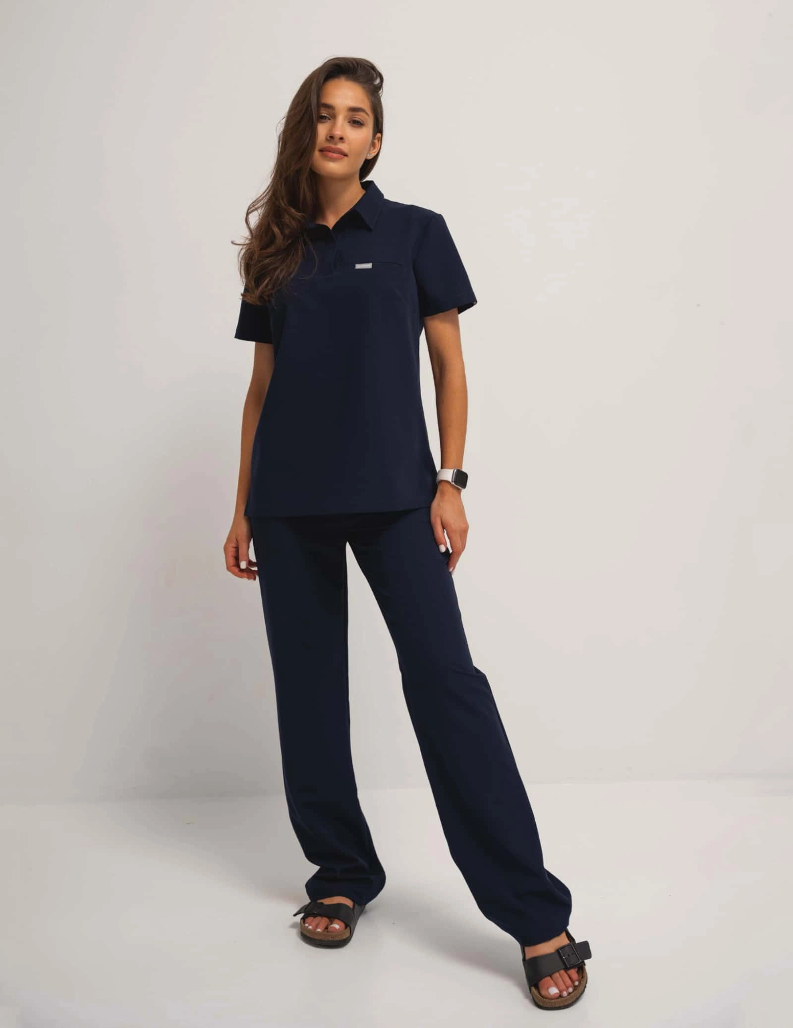 Bluză Medicală Polo - DARK NAVY